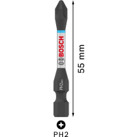 Bosch sada šroubovacích bitů PRO Phillips Impact Bit, PH2, 55 mm, 15 ks (2608522523)