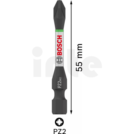 Bosch sada šroubovacích bitů PRO Pozidriv Impact Bit, PZ2, 55 mm, 15 ks (2608522546)