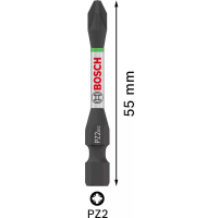 Bosch sada šroubovacích bitů PRO Pozidriv Impact Bit, PZ2, 55 mm, 15 ks (2608522546)