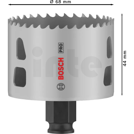 Bosch Expertl Děrovka PRO Multi Material PC Plus Hole Saw, 68 mm (2608594398)