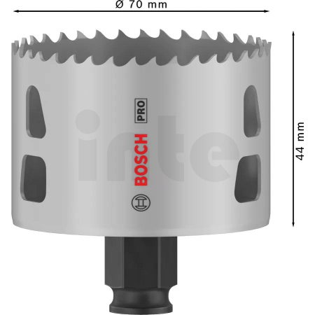 Bosch Expert Děrovka PRO Multi Material PC Plus Hole Saw, 70 mm (2608594400)