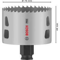 Bosch Expert Děrovka PRO Multi Material PC Plus Hole Saw, 70 mm (2608594400)