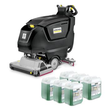 Podlahový mycí stroj s odsáváním KÄRCHR B 50 W Bp Pack 80Ah Li+R55+FC+DOSE+Rinse+Auto-fill Jubilejní edice 1.533-271.0