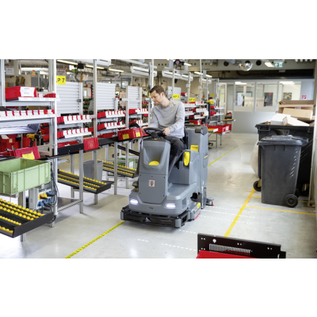 Podlahový mycí stroj s odsáváním KÄRCHER B 110 R Bp Pack 160 Ah Li+Dose+R75 1.161-439.0