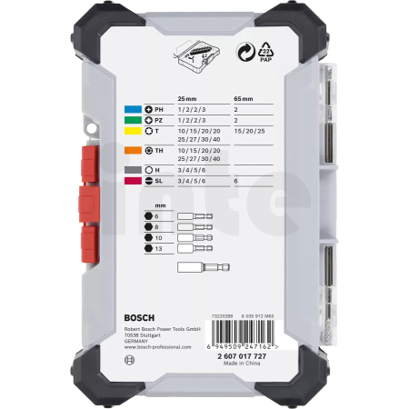 BOSCH Sada šroubovacích bitů Extra Hard, 43 ks 2607017727