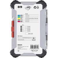 BOSCH Sada šroubovacích bitů Extra Hard a vrtáků do dřeva PRO Wood, 35 ks 2607017725