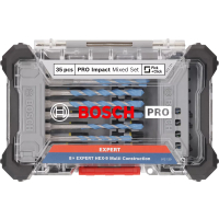 BOSCH Sada šroubovacích bitů a vrtáků Multi Construction PRO Impact, 35 ks 2608522518
