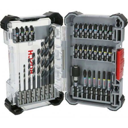 BOSCH Sada šroubovacích bitů a vrtáků do kovu PRO Impact, 35 ks 2608521U81
