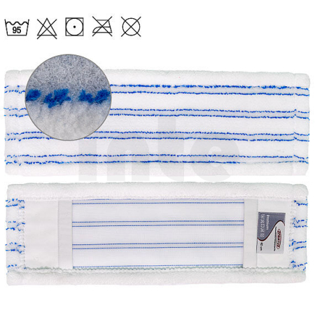 SPRINTUS - Premium Kapsový mop z mikrovlákna 50 cm, bílý/modrý 301233