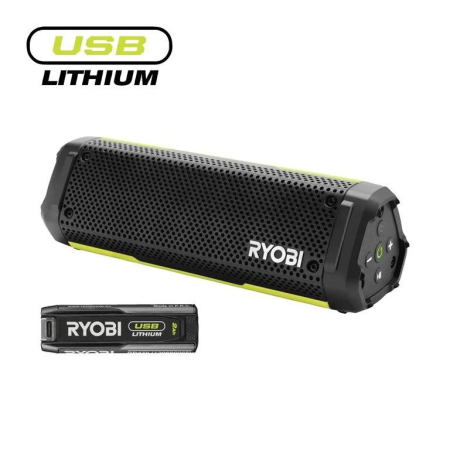 RYOBI RS4-120G USB Lithium™ reproduktor s 2,0Ah akumulátorem (RB420) 5133006428