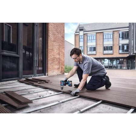 BOSCH GSB 18V-65 Akumulátorový příklepový vrtací šroubovák 1x 4.0Ah, 1x 2.0Ah, L-CASE 06019N3332