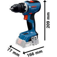 BOSCH GSR 18V-65 Akumulátorový vrtací šroubovák, L-Boxx 06019N3201