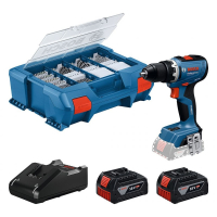 BOSCH GSR 18V-65 Aku vrtací šroubovák, 2× GBA 4.0Ah, L-Boxx 06019N3207