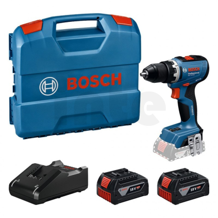 BOSCH GSR 18V-65 Aku vrtací šroubovák, 2× GBA 4.0Ah, L-case 06019N3231