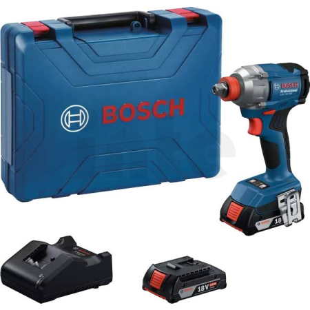 BOSCH GDX 18V-285 Aku rázový utahovák, 2x GBA 2.0Ah, kufr 06019N2122