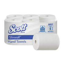 KIMBERLY-CLARK PROFESSIONAL Scott Slimroll papírové ručníky 6 x 165 m bílé, 6657