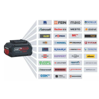 BOSCH GDS 18V-750 C Aku rázový utahovák, 2 x 18V 2x8,0Ah, Bluetooth 06019L9002