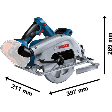 BOSCH GKS 18V-68 Akumulátorová ruční okružní pila 06016C9000