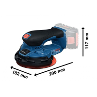 BOSCH GEX 18V-150-3 Akumulátorová excentrická bruska 0601372904