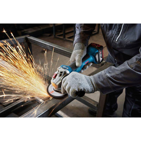 BOSCH Akumulátorová úhlová bruska GWS 18V-8, 125 mm, 2x GBA 4.0Ah, L-BOXX 06019N9002