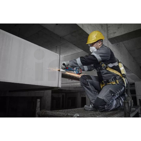 BOSCH Akumulátorová úhlová bruska GWS 18V-8, 125 mm, 2x GBA 4.0Ah, L-BOXX 06019N9002