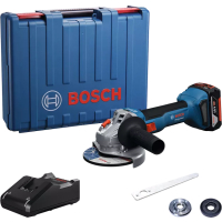 BOSCH Akumulátorová úhlová bruska GWS 18V-8, 125 mm, 1x GBA 4.0Ah 06019N9021