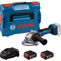BOSCH Akumulátorová úhlová bruska GWS 18V-11, 125 mm, 2x GBA 5,0Ah, L-BOXX 06019N4103