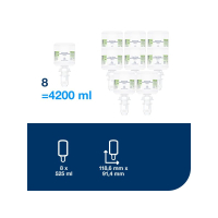 TORK Mini čiré pěnové mýdlo S5, bez parfemace, 8 x 525 ml, 525202