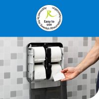 Tork OptiServe zásobník na 4 role bezdutinkového toaletního papíru, černá, T7, 558052