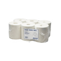 Tork Průmyslové papírové utěrky, 1vrs, bílá, návin 350m, M2, 6 rolí, 66310