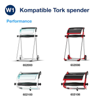 Tork Basic papírová utěrka, W1, vrs.2, 680 m / 2000 útržků, bílá, 2 role, 129239