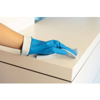 VILEDA - latexové rukavice MultiPurpose -  červené, S - 1 ks 174341