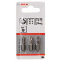 BOSCH 3dílná sada šroubovacích bitů Extra Hard  2607001753