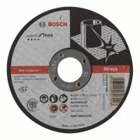 BOSCH Dělicí kotouč rovný Expert for Inox, 115 mm  2608603408