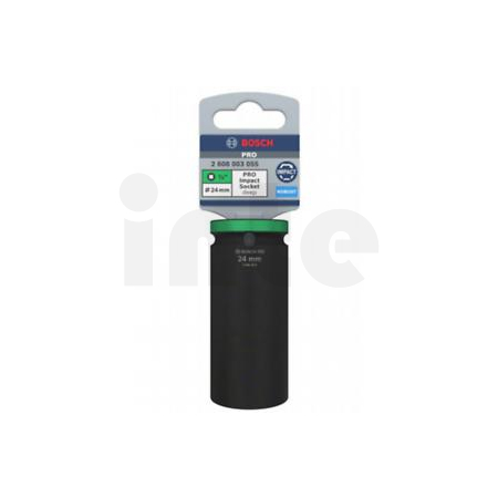BOSCH PRO Impact Socket, ½″, 24 mm, hluboké  2608003055