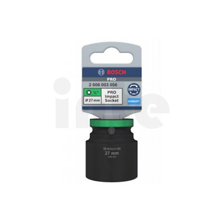 BOSCH PRO Impact Socket, ½″, 27 mm, standardní  2608003056