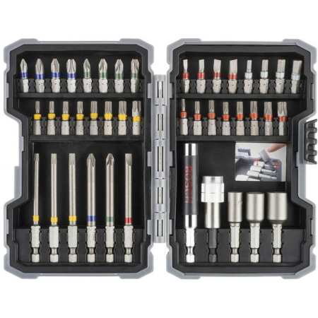 BOSCH 43dílná sada šroubovacích bitů a nástrčných klíčů Extra Hard  2607017561
