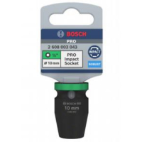 BOSCH PRO Impact Socket, ½″, 10 mm, standardní  2608003043