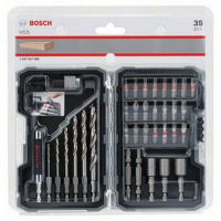 BOSCH Sada 35 kusů vrtáků do dřeva a šroubovacích nástavců Extra Hard  2607017566