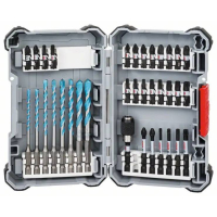 BOSCH Sada 35 kusů Pick and Click spirálových vrtáků MultiConstruction a šroubovacích nástavců Impact Control  2607017570