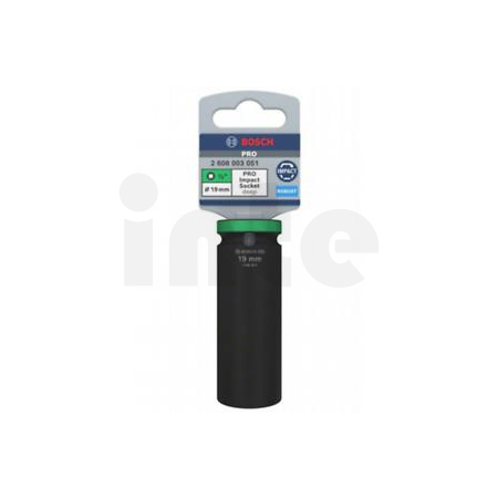 BOSCH PRO Impact Socket, ½″, 19 mm, hluboké  2608003051