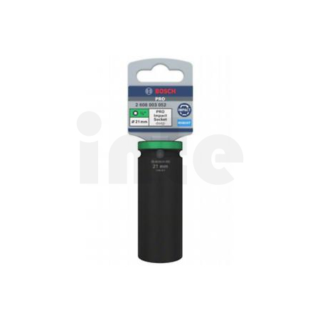 BOSCH PRO Impact Socket, ½″, 21 mm, hluboké  2608003052