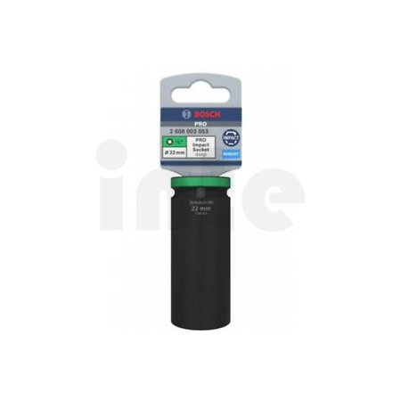 BOSCH PRO Impact Socket, ½″, 22 mm, hluboké  2608003053