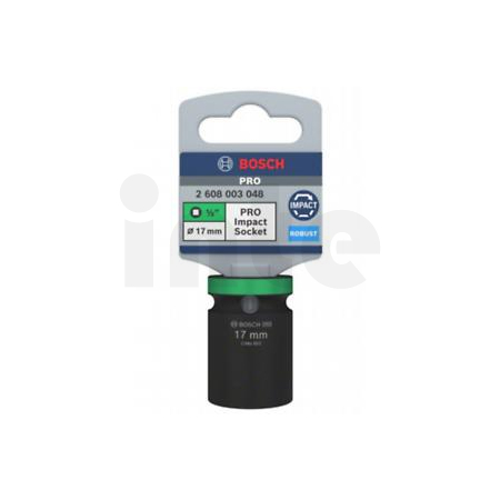 BOSCH PRO Impact Socket, ½″, 17 mm, standardní  2608003048