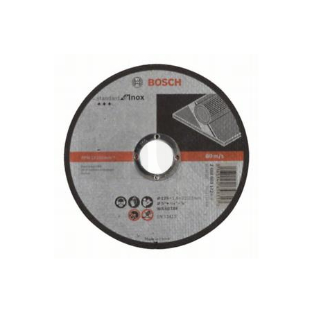 BOSCH Řezací kotouč PRO Stainless Steel and Metal, 125 × 1,6 × 22,23 mm  2608619050