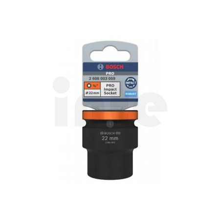 BOSCH PRO Impact Socket, ¾″, 22 mm, standardní  2608003059