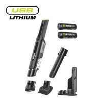 RYOBI RHV44-220G USB Lithium Ruční vysavač s nabíjecí stanicí (2 × 2,0 Ah) 5133006558