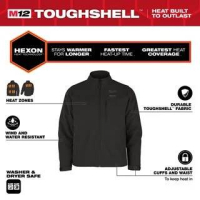 MILWAUKEE M12 HJBL6-0 (S) HEXON Vyhřívaná bunda černá 4932493819