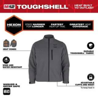 MILWAUKEE M12 HJGR6-0 (XXL) HEXON Vyhřívaná bunda šedá 4932493829