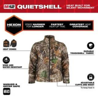 MILWAUKEE M12 HJCAMO7-0 (S) HEXON Vyhřívaná bunda maskáčová 4932493831